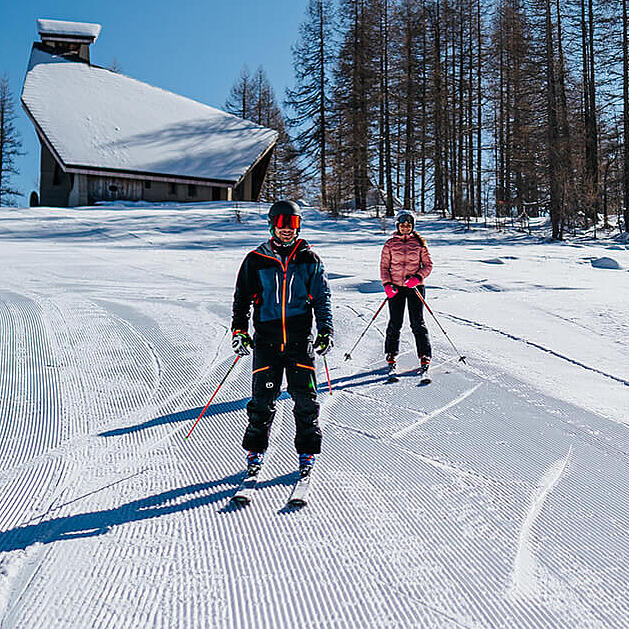 Skifahren auf der Petzen
